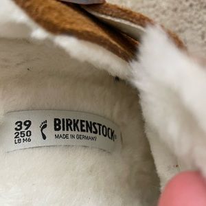 Birkenstock Boston shearling clogs, Size 39